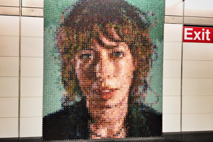 Cecily Brown von Chuck Close U-Bahn-Kunst New York