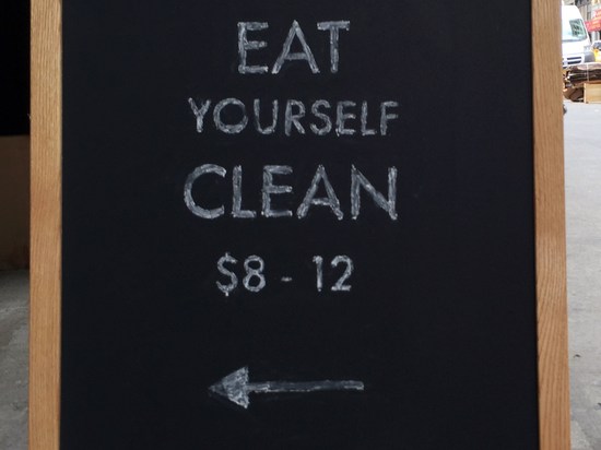 Iss dich sauber!