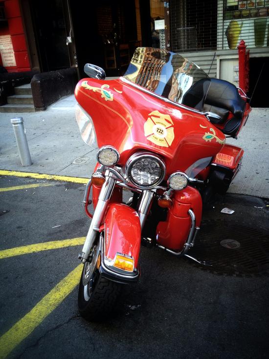 Rätselhaftes Motorrad in New York