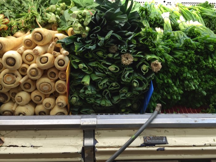 Gemüse Augenschmaus im New Yorker Supermarkt