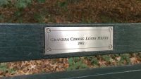 Grandpa Cheese Central Park Bank Schild