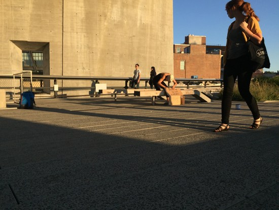 Tanz-Performance auf der High Line