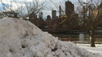 Schneeberg mit Blick auf Manhattan