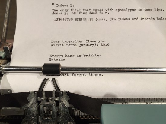 Typewriter Project Schreib mal was